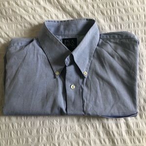 Jos. A. Bank Blue Collared Shirt